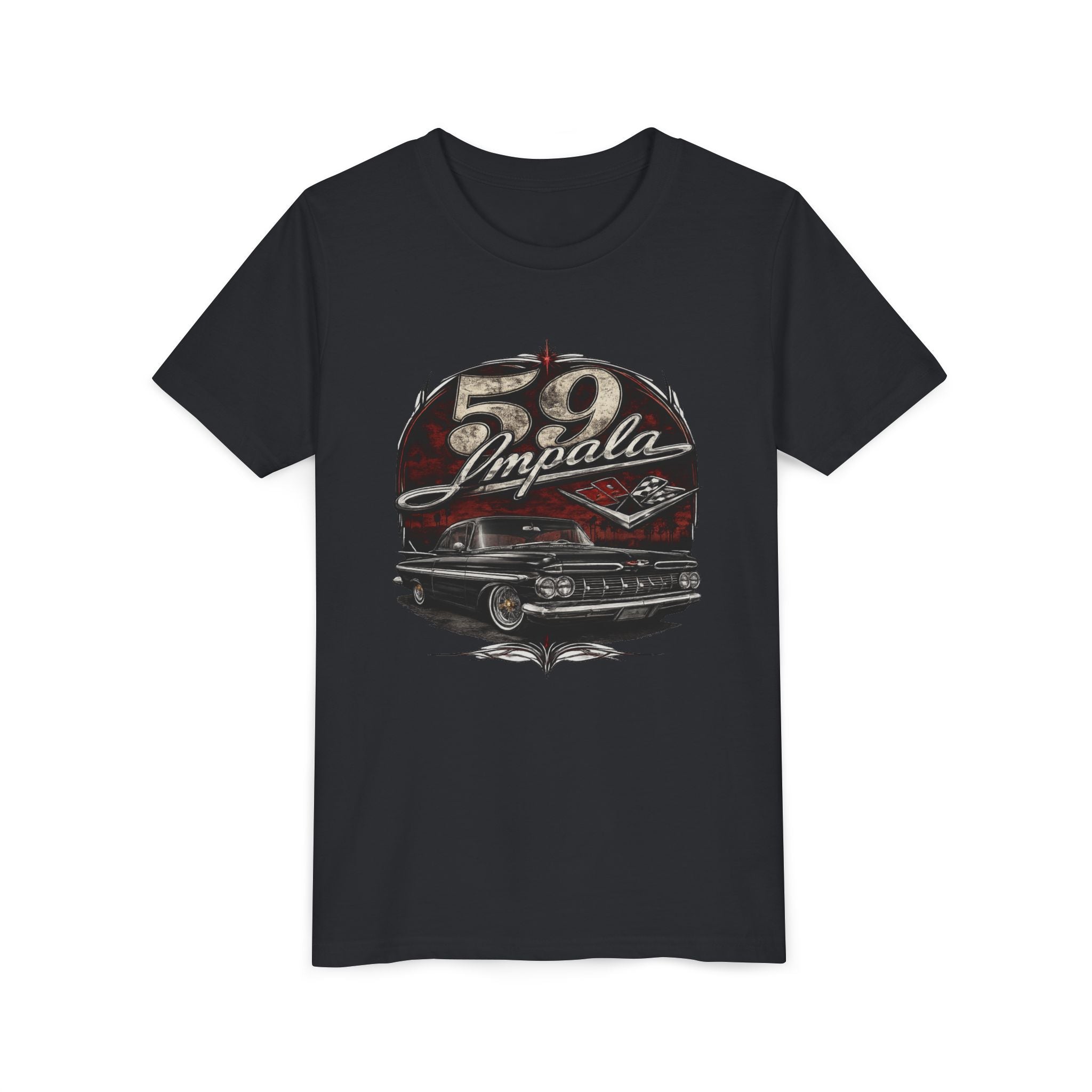 Youth Tee - '59 Impala Classic Car Vintage Graphic