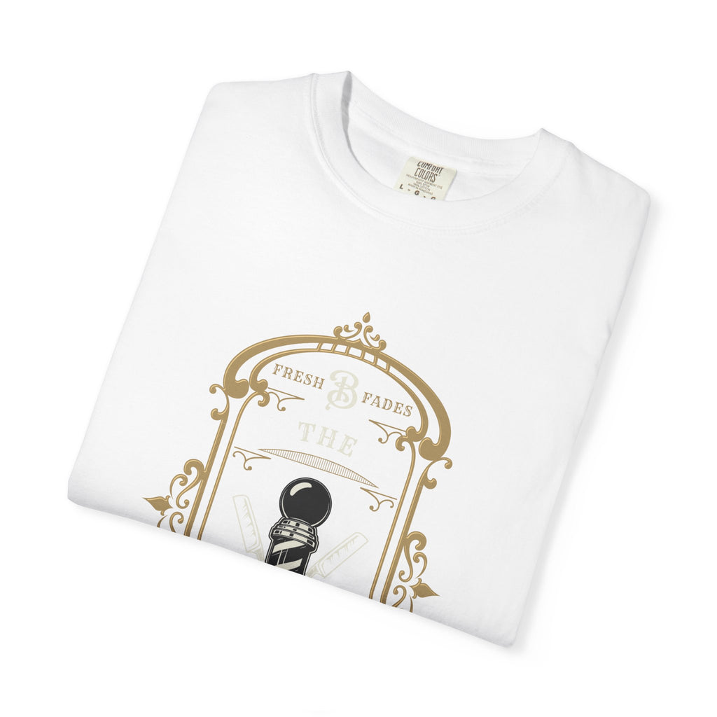 Barber Pole Tee — Vintage Shop Logo T-Shirt