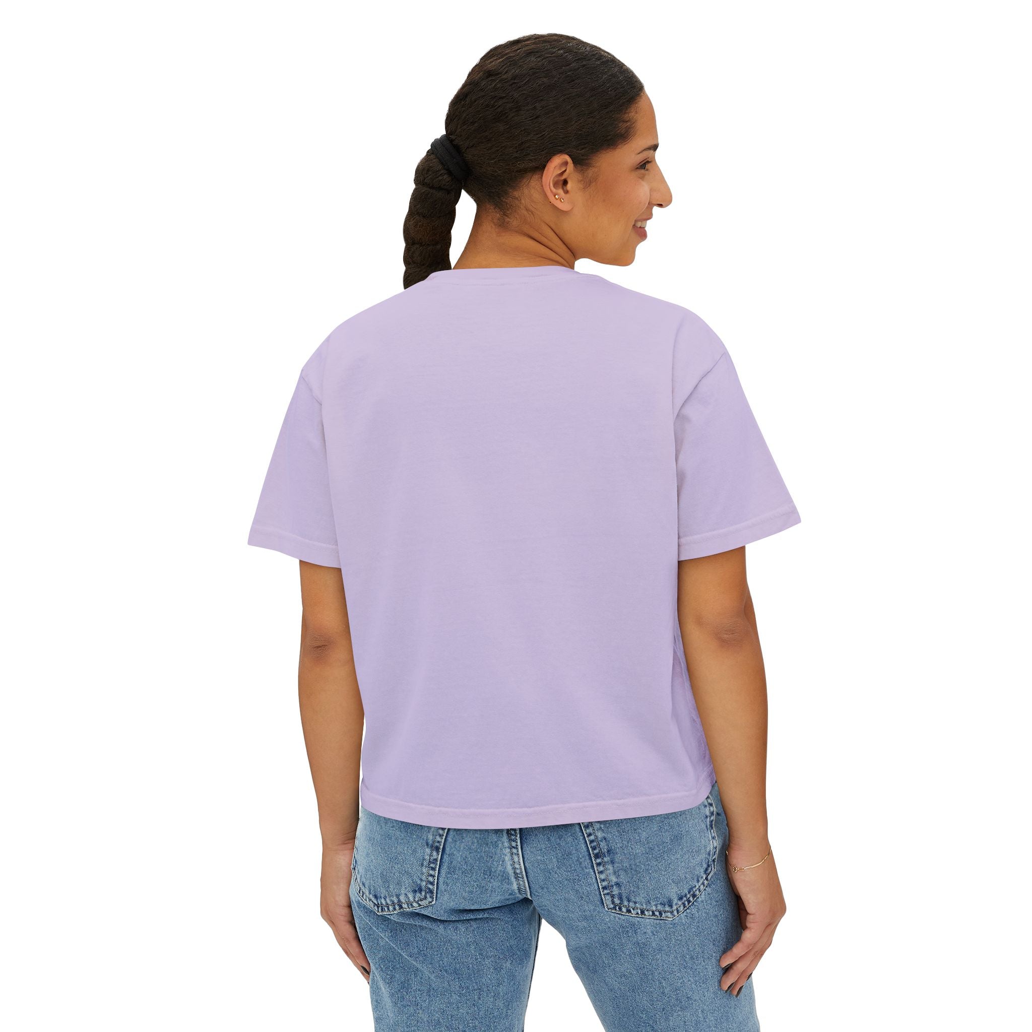 Cool Moms Love Jesus Boxy Tee — Christian Mom Graphic Shirt