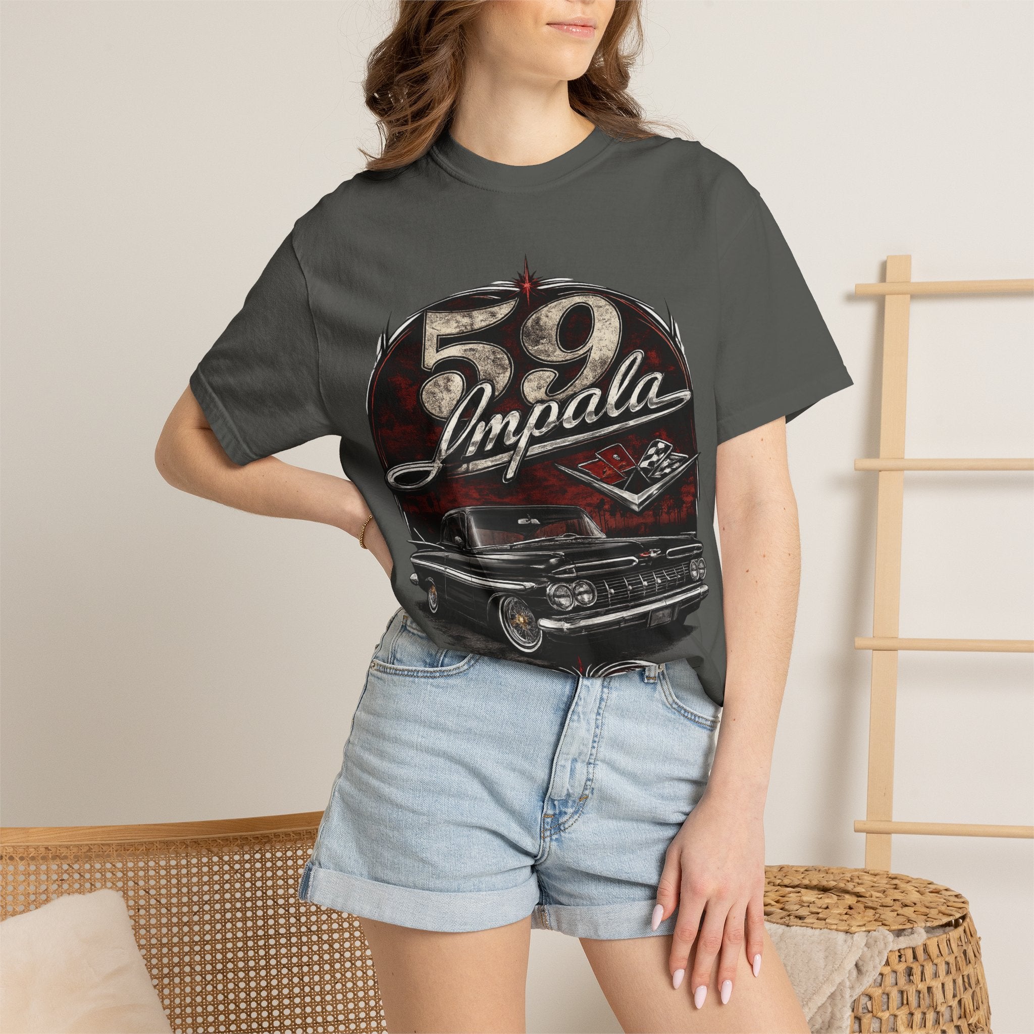 '59 Impala Classic Car T-Shirt — Vintage Muscle Car Tee